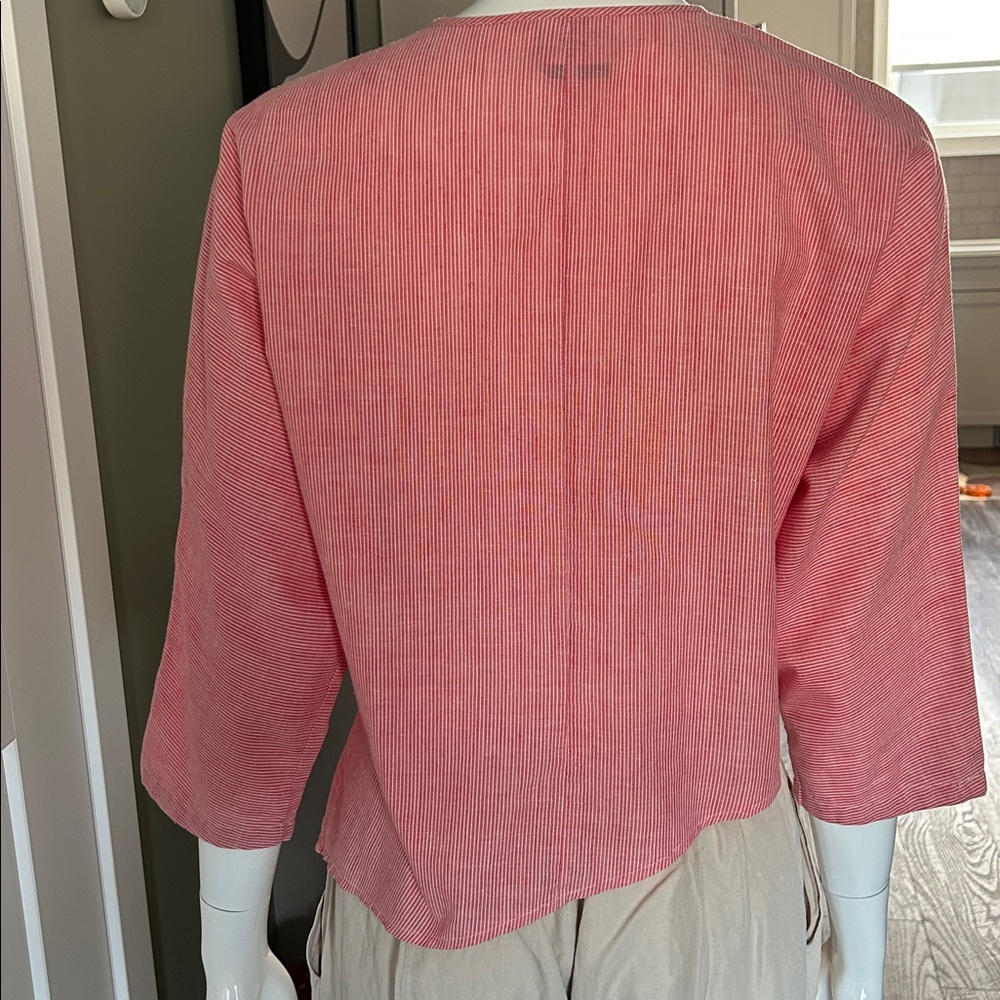 Vintage Hi Georgie! Asymmetrical Button Down S/M - Picture 8 of 14